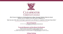 Desktop Screenshot of clearwater.edu