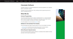 Desktop Screenshot of clearwater.com.au