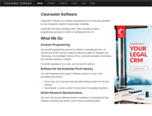 Tablet Screenshot of clearwater.com.au